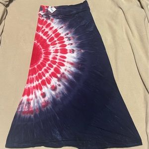 Justice tie dyed skirt.